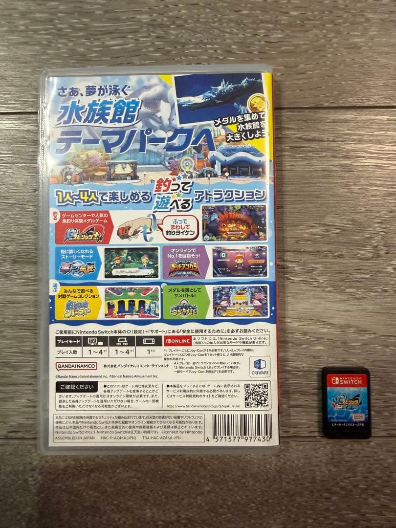 Switch 釣りスピリッツ 水族館 サオコン 赤 青 セット
