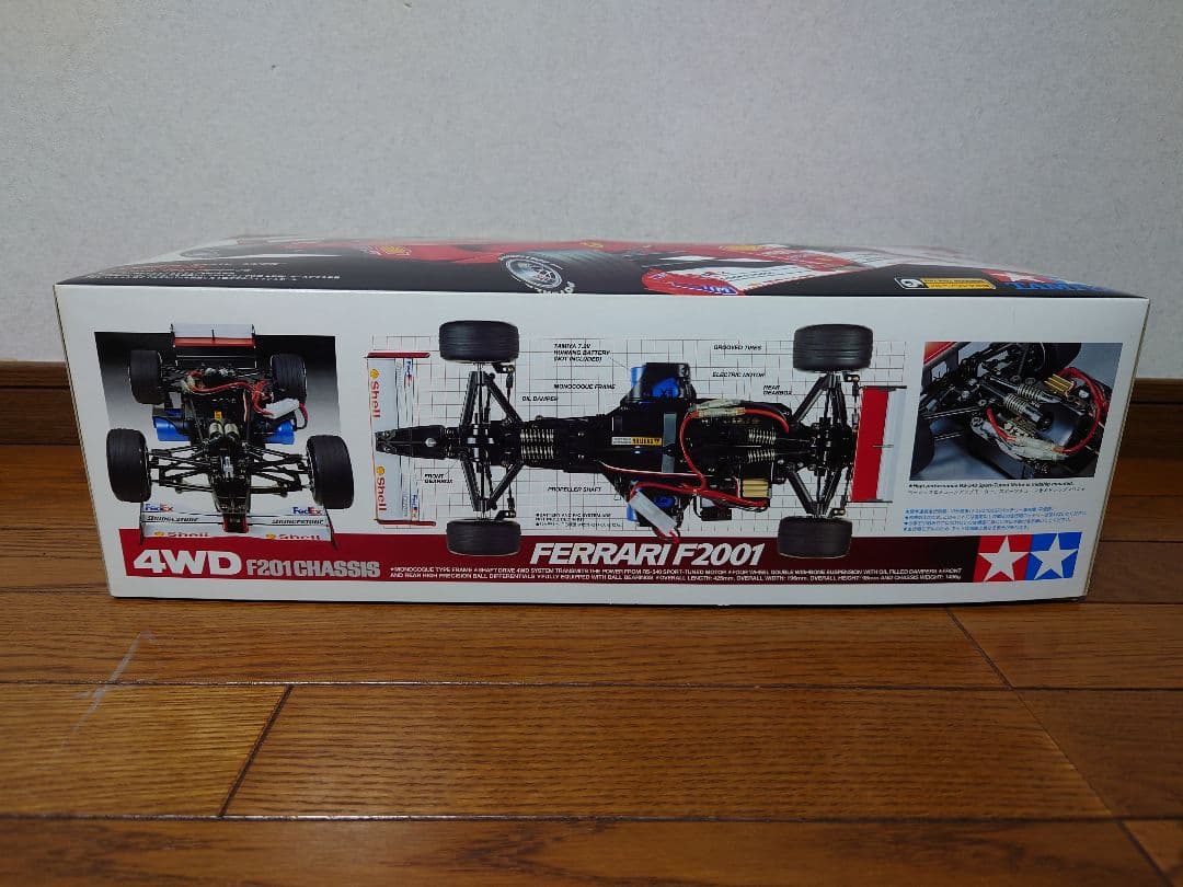 ★タミヤ1/10 フェラーリ F2001 組み立てキット [58288]