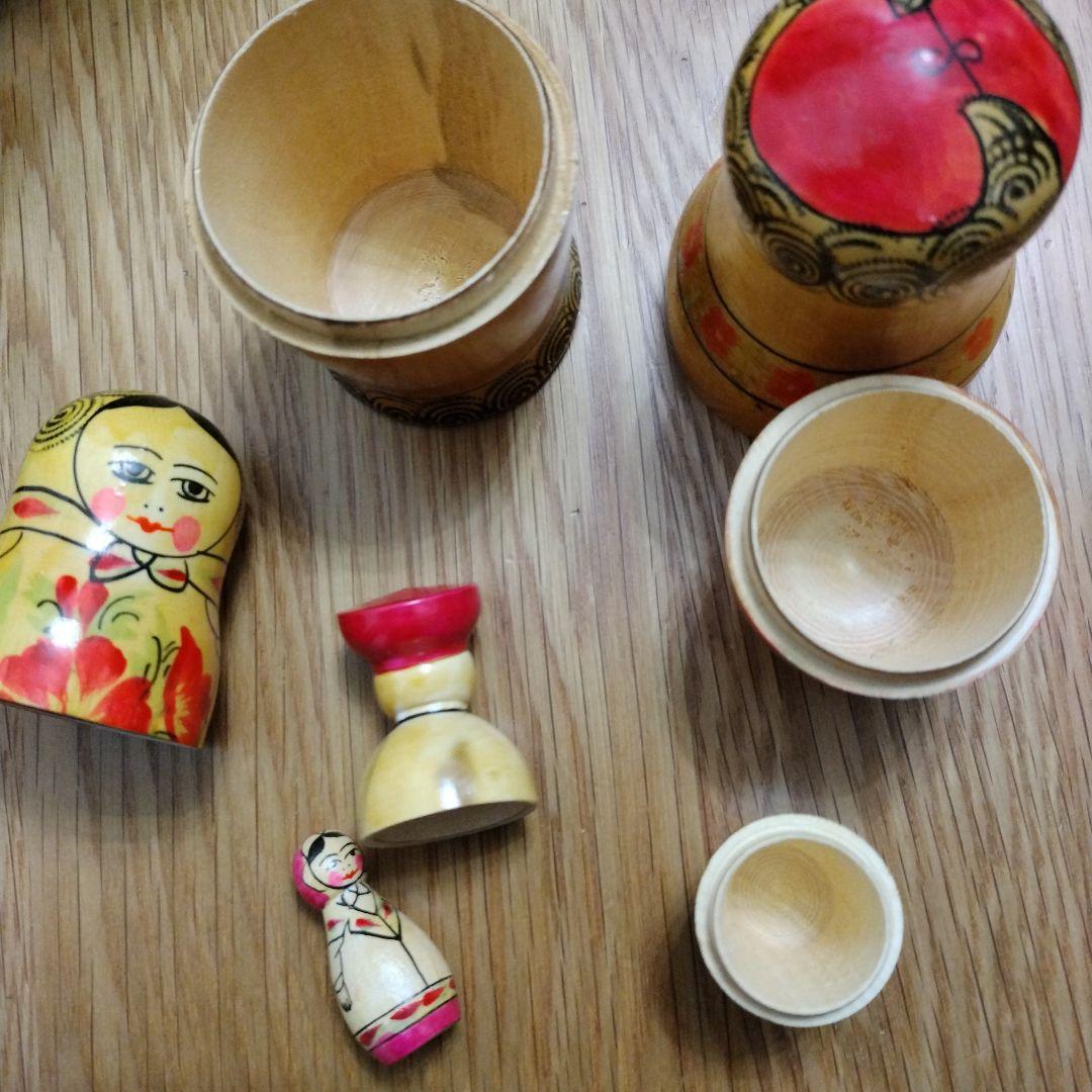 激レア ヴィンテージ 4体 ソビエト連邦製 ソ連 家族マトリョーシカ USSR