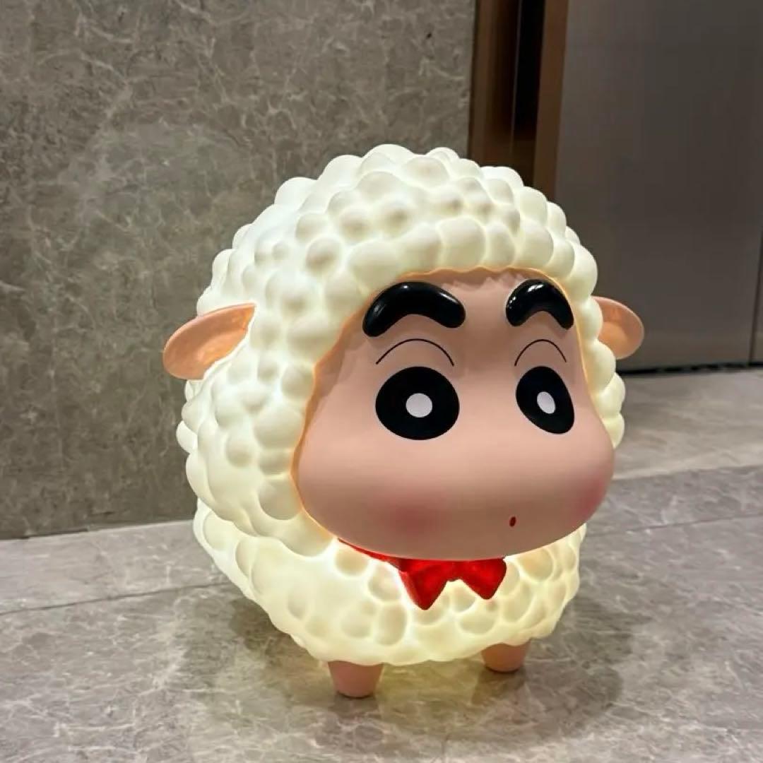 しんちゃん ひつじ型ライト 約30cm