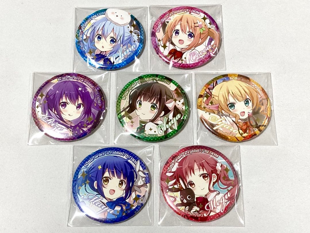 [希少]ご注文はうさぎですか？BLOOM ブラインド缶バッジ