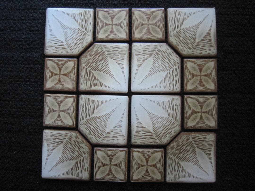 くらいふ昭和5０年代レトロ廃盤モザイクタイル メープルその１ 。７シート～