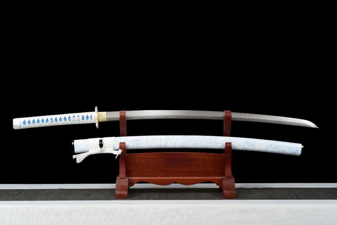 1037-武具 刀装具 日本刀　模造刀 居合刀 武士道 武蔵 鑑賞用 手鍛造打