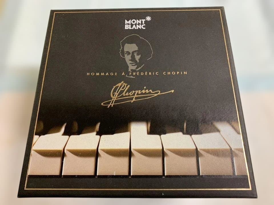 MONTBLANC マイスターシュテュック 万年筆 ペン先14K ショパンCD付