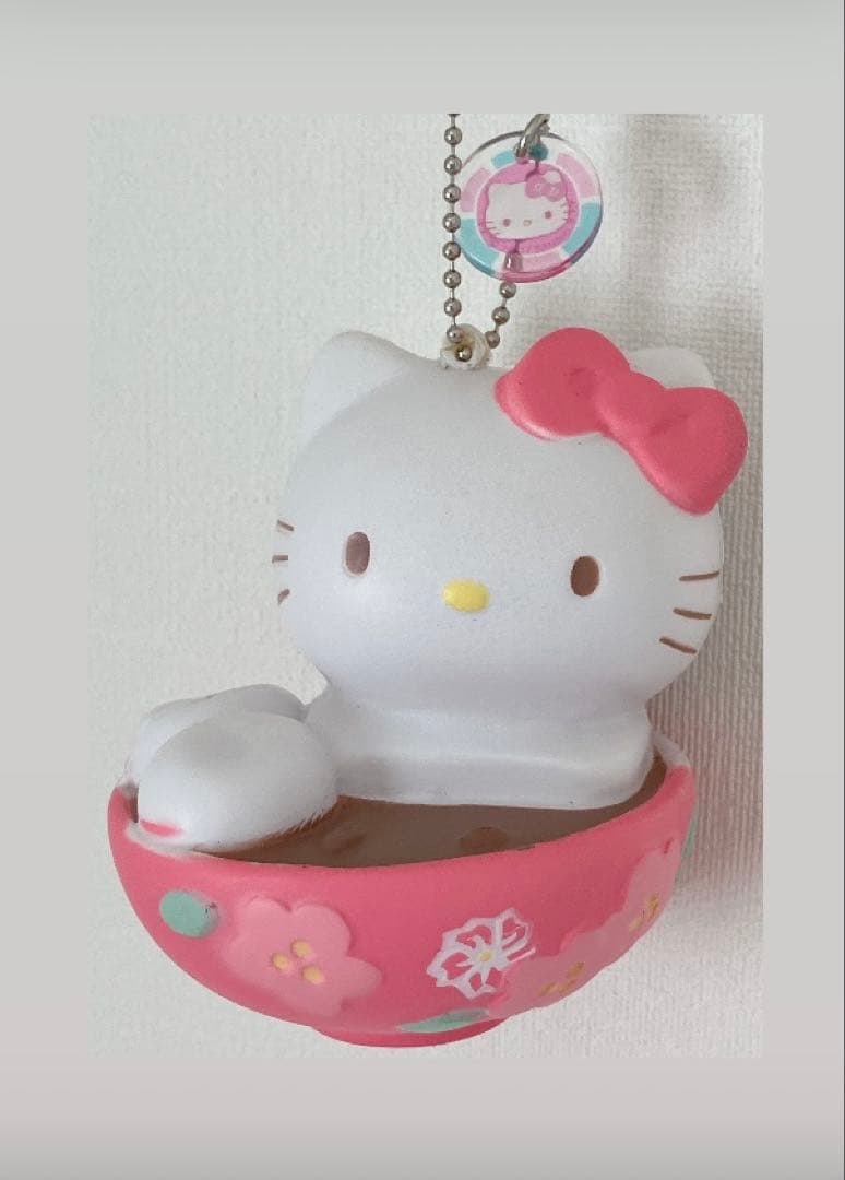 【希少品】レア ハローキティ ぜんざい スクイーズ サンリオ2017年♡平成
