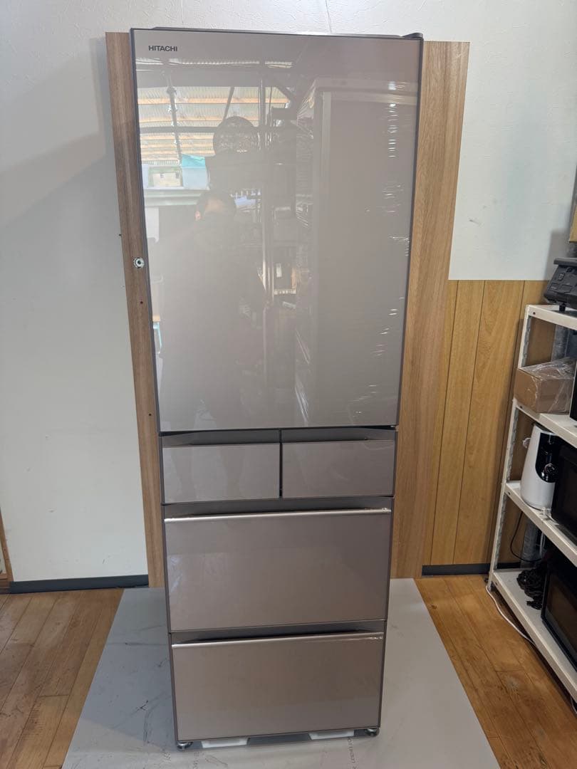 HITACHI 冷蔵庫 R-HWS47N(XN) 470L 5ドア 2021年製