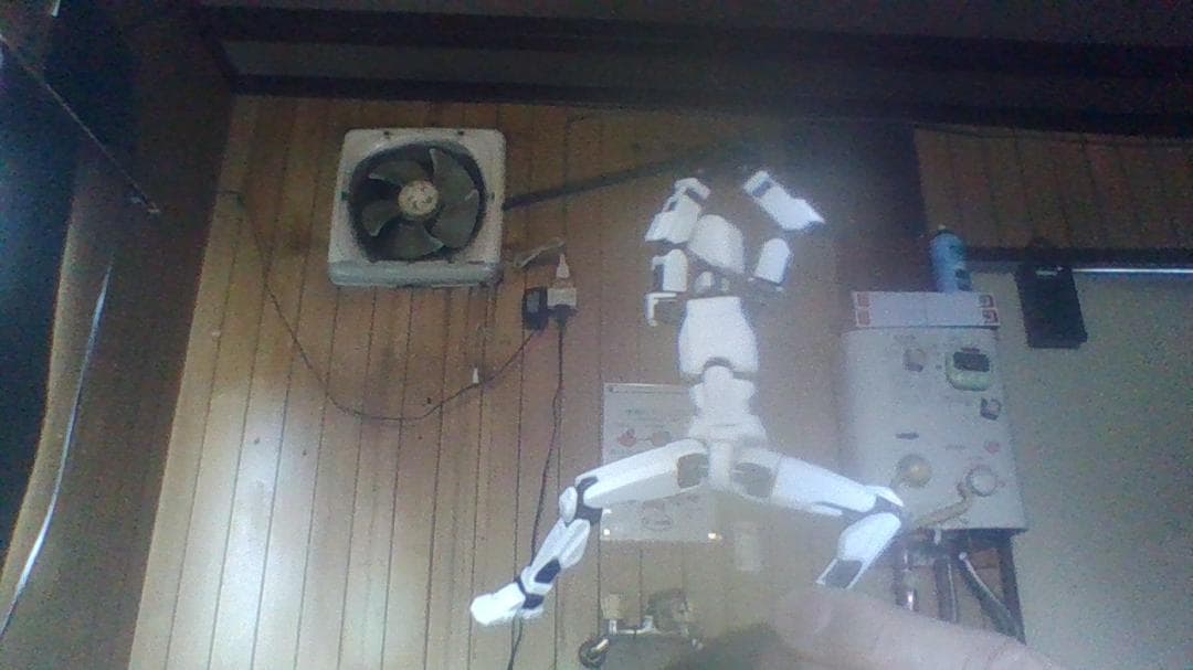 ホワイト可動式フィギュア