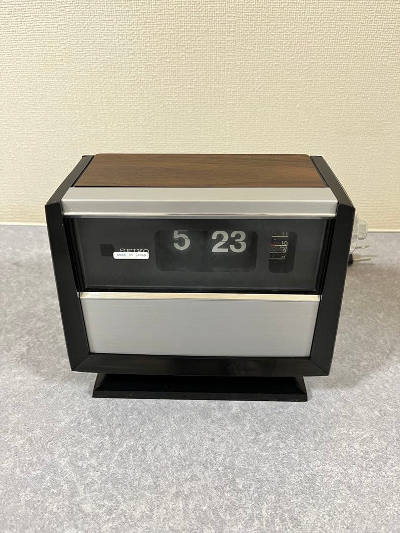 セイコー　SEIKO パタパタ時計　フリップ時計　目覚まし時計　昭和レトロ