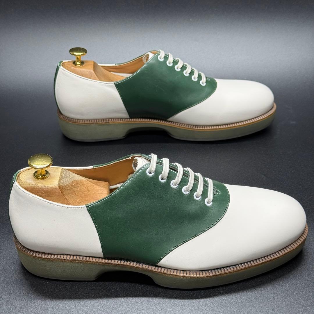 【未使用に近い】 Salvatore Ferragamo サドルシューズ 革靴