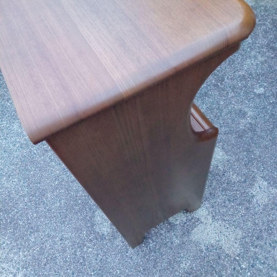 カリモク、ブラウン 電話台 引き出し付き　棚　花台　多用途キャビネット