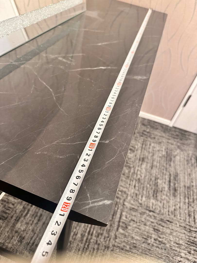 セミオーダー　大理石　メラミンデスク