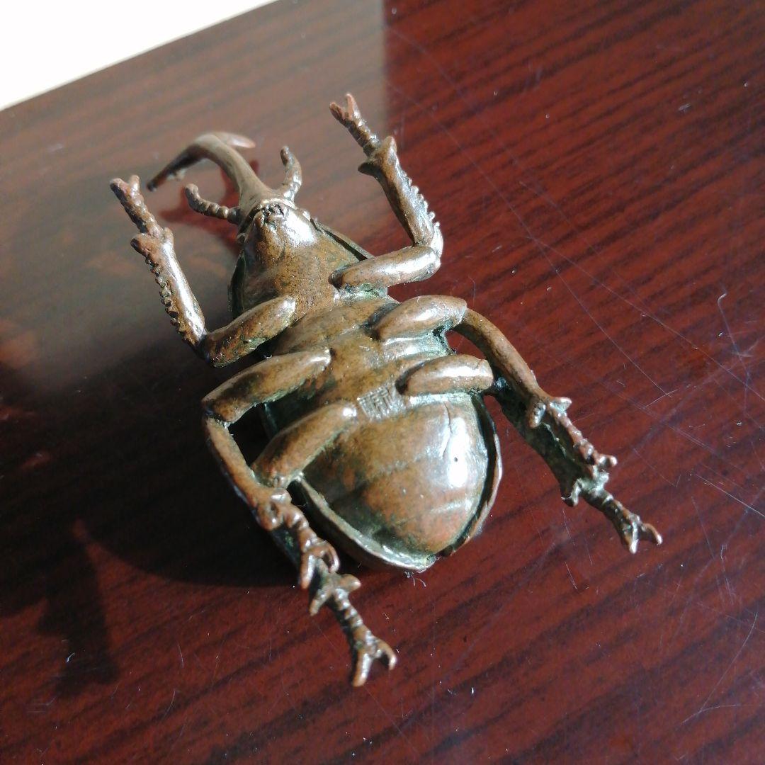 銅製甲虫　7cm