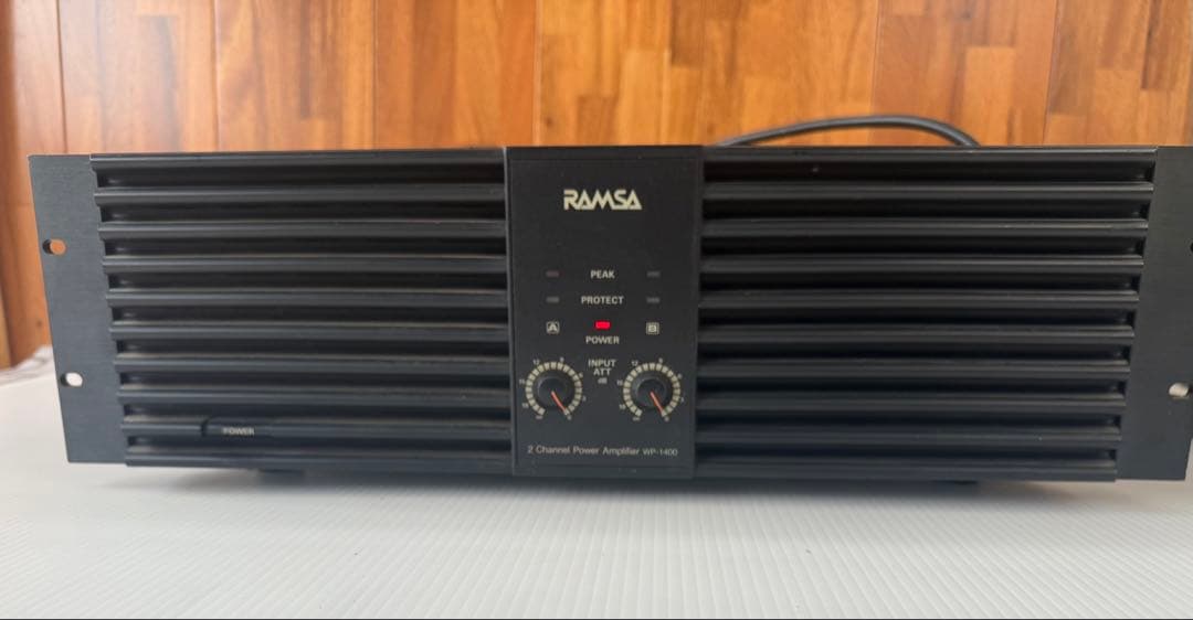 パナソニック パワーアンプ RAMSA WP-1400(a6)