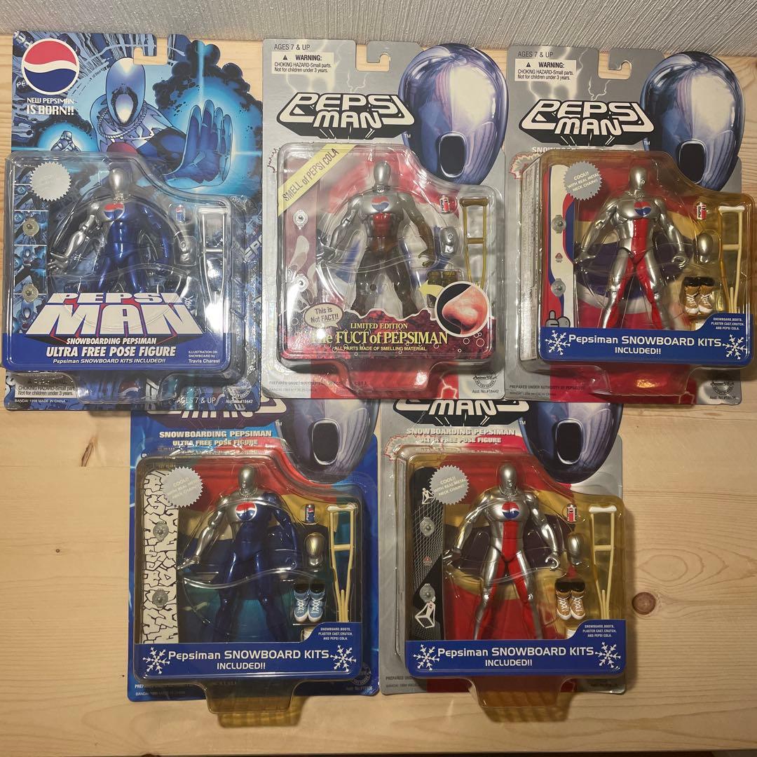 ペプシマン　フィギュア　5体セット