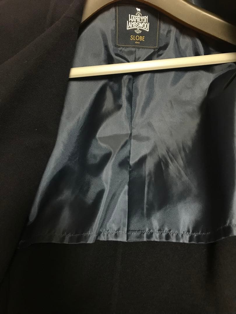 新品未使用　スローブイエナ　HAMILTONダブルフェイスウールロングコート