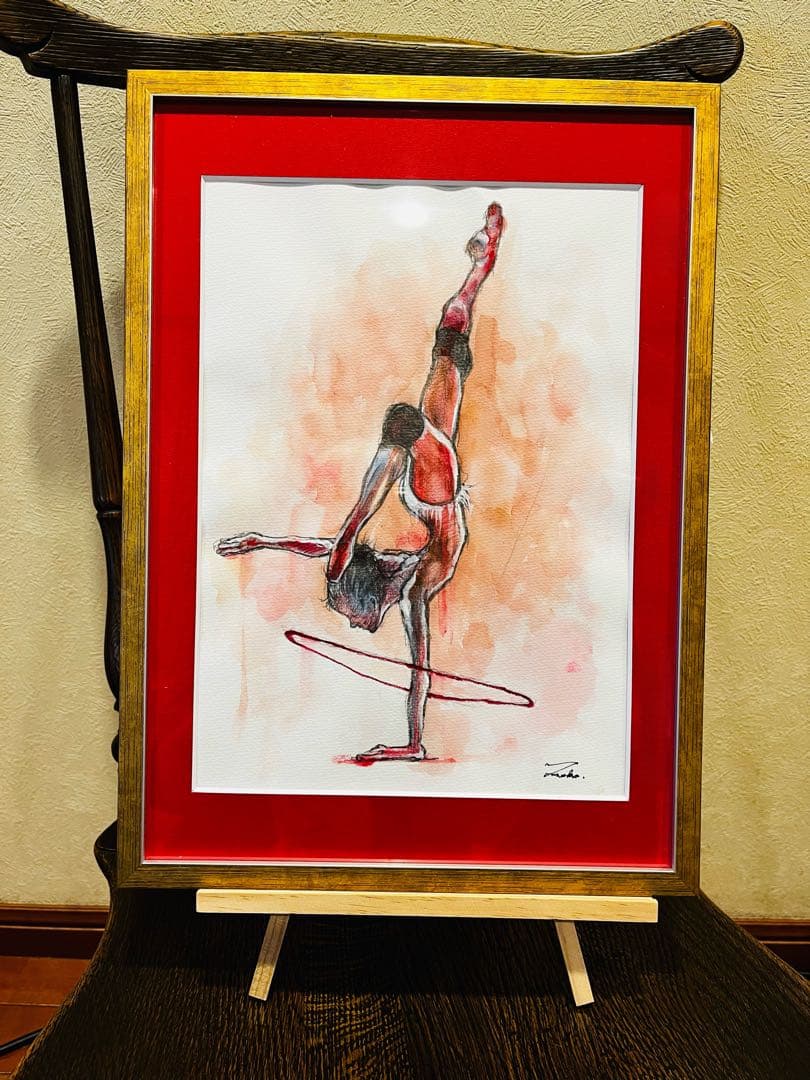 水彩画　自作画　真作　イラスト