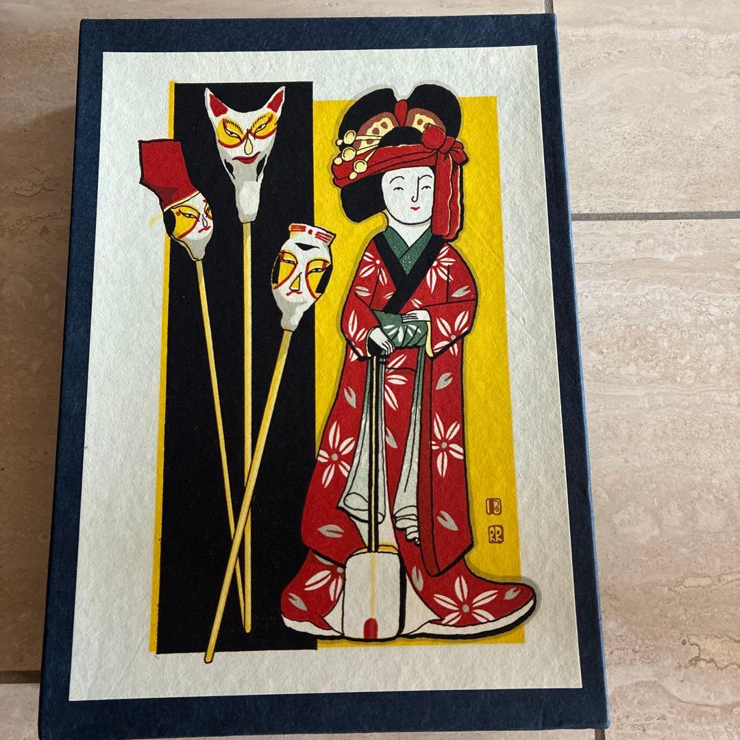 武井武雄　版画　おもちゃ絵　文箱（紙製）