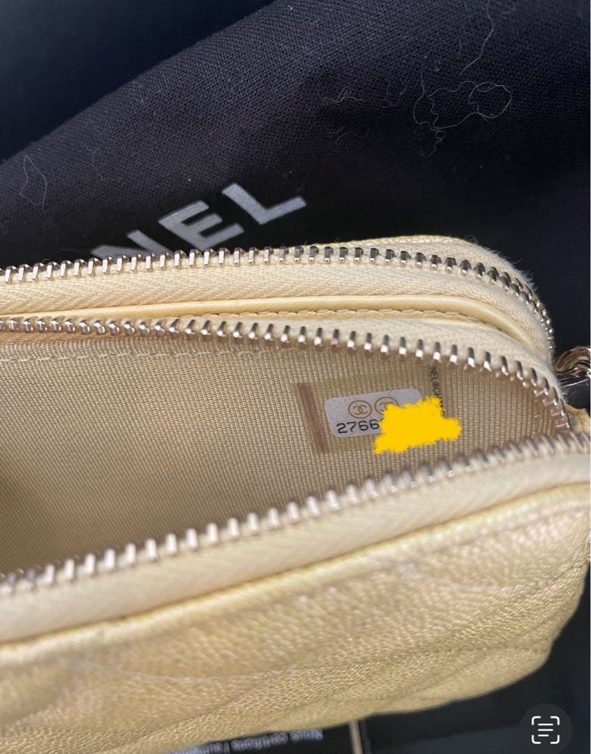 ♡超美品♡レア品CHANELマトラッセ⭐︎チェーンウォレット⭐︎黄色ショルダーバッグ