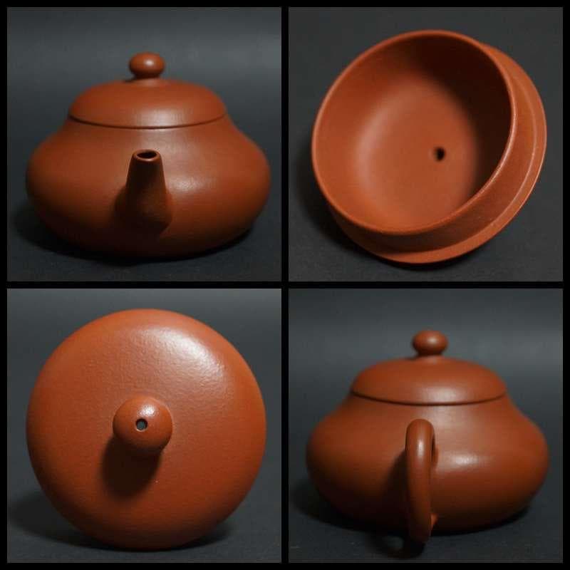 煎茶道具 允公造紫砂壺 底款『茶香秋夢後 允公製』紫砂壺 朱泥 急須茶器 茶道具