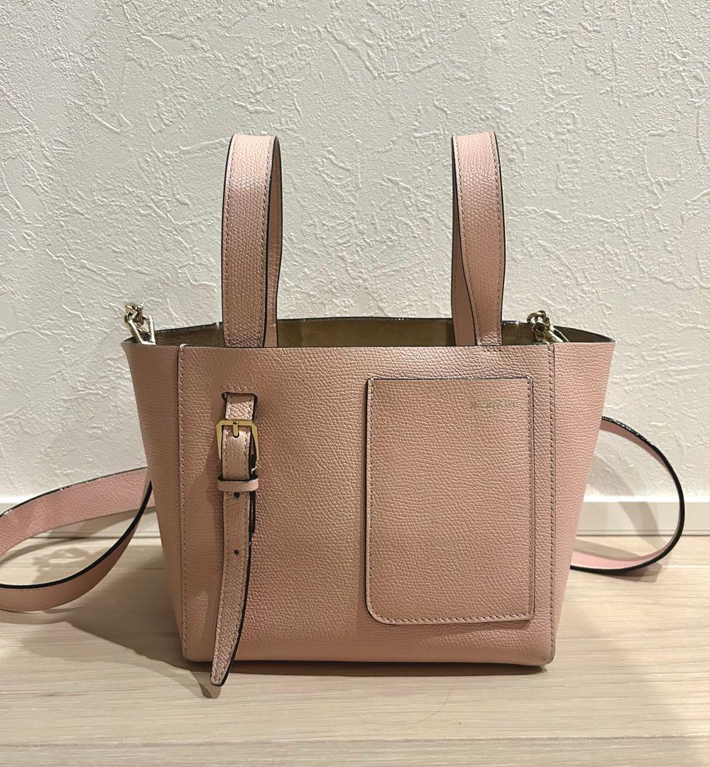 Valextra バケットバッグ マイクロ ペオニア