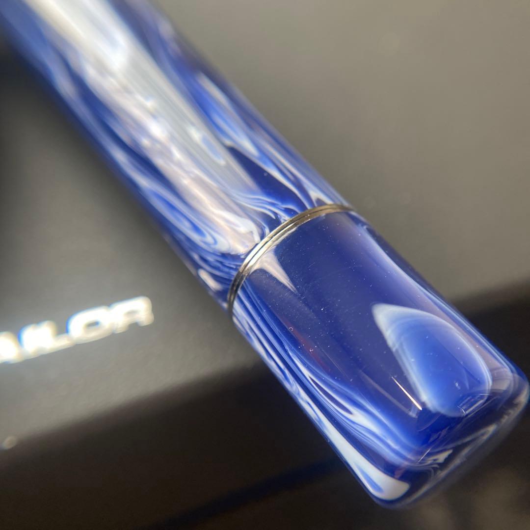 Sailor セーラー ルミナスシャドー ストームブルー 万年筆 21K