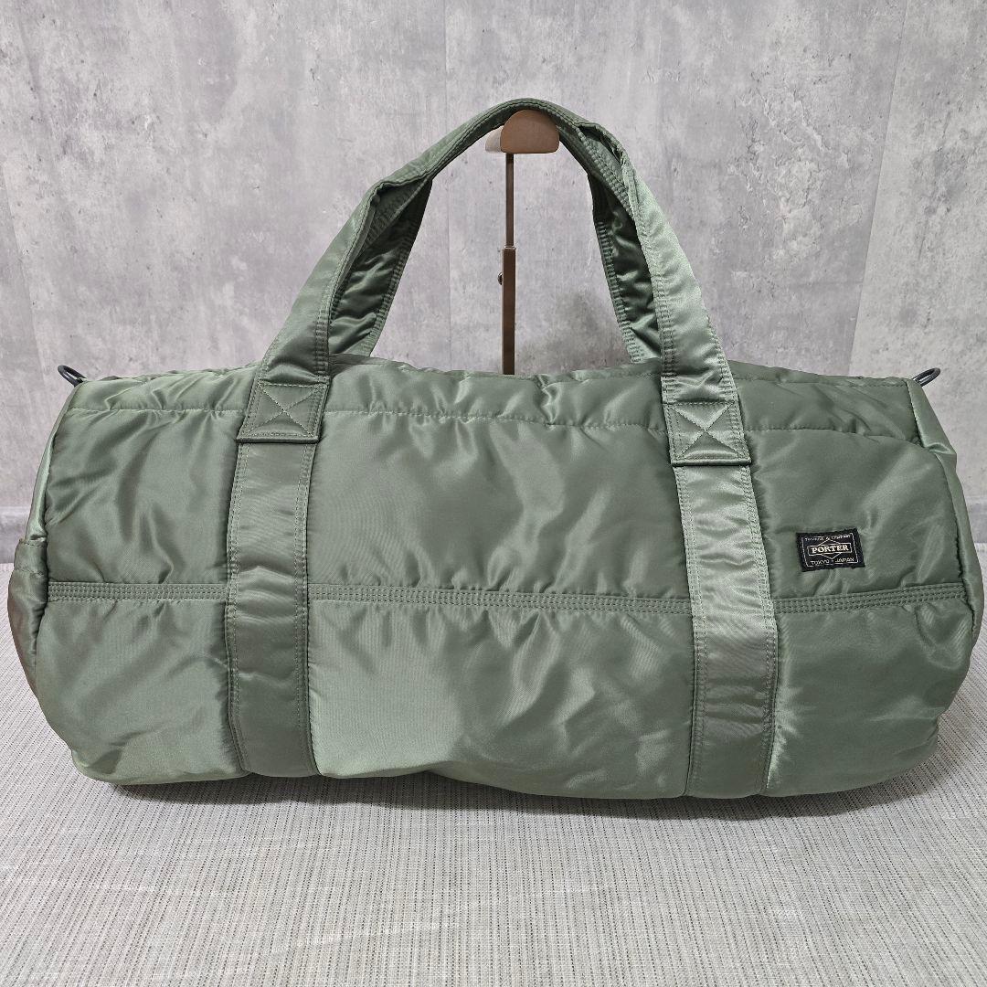 PORTER　タンカー　2way　ダッフルバッグ　ボストンバッグ　セージグリーン