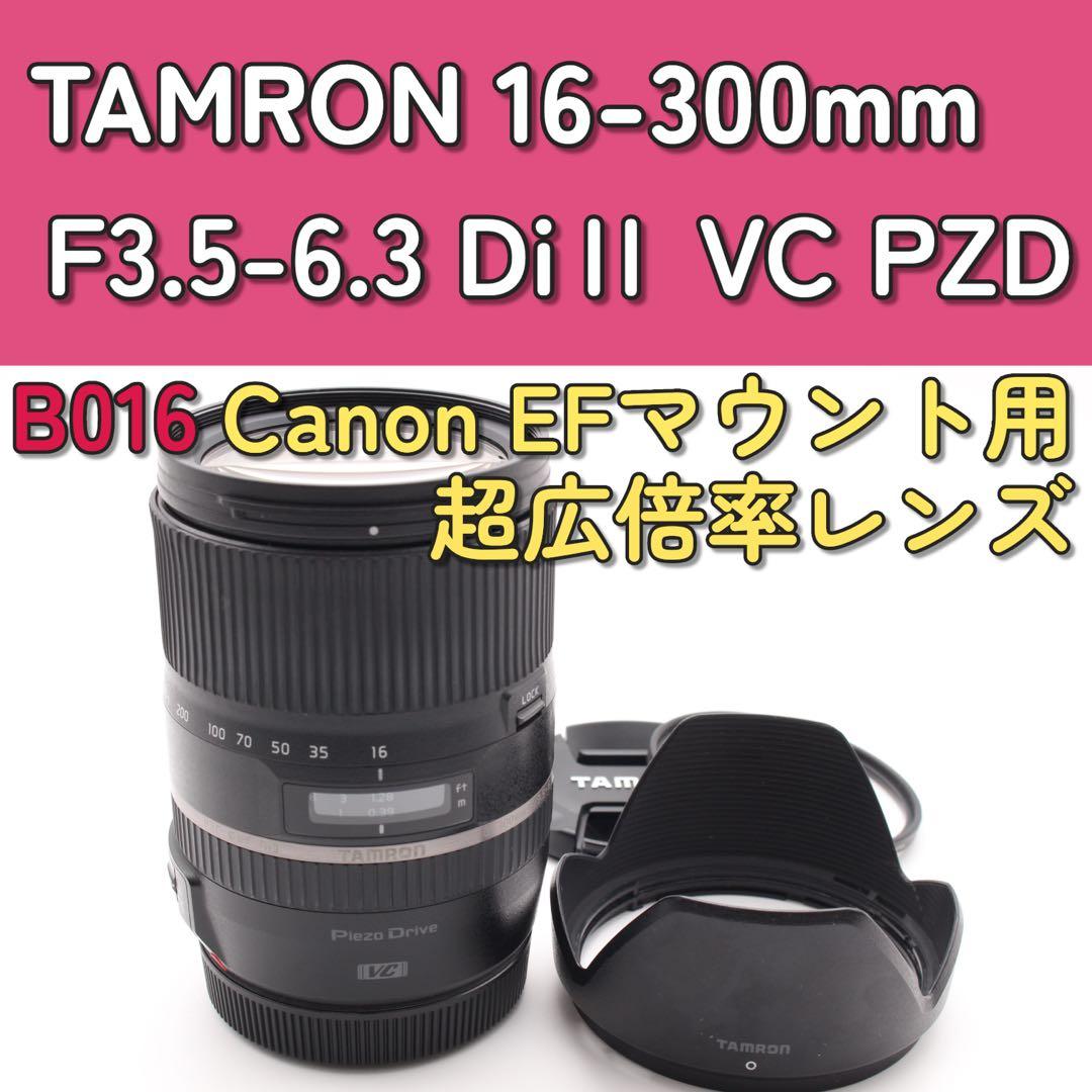 TAMRON 16-300mm DiⅡ VC キャノン　高倍率望遠レンズ　美品