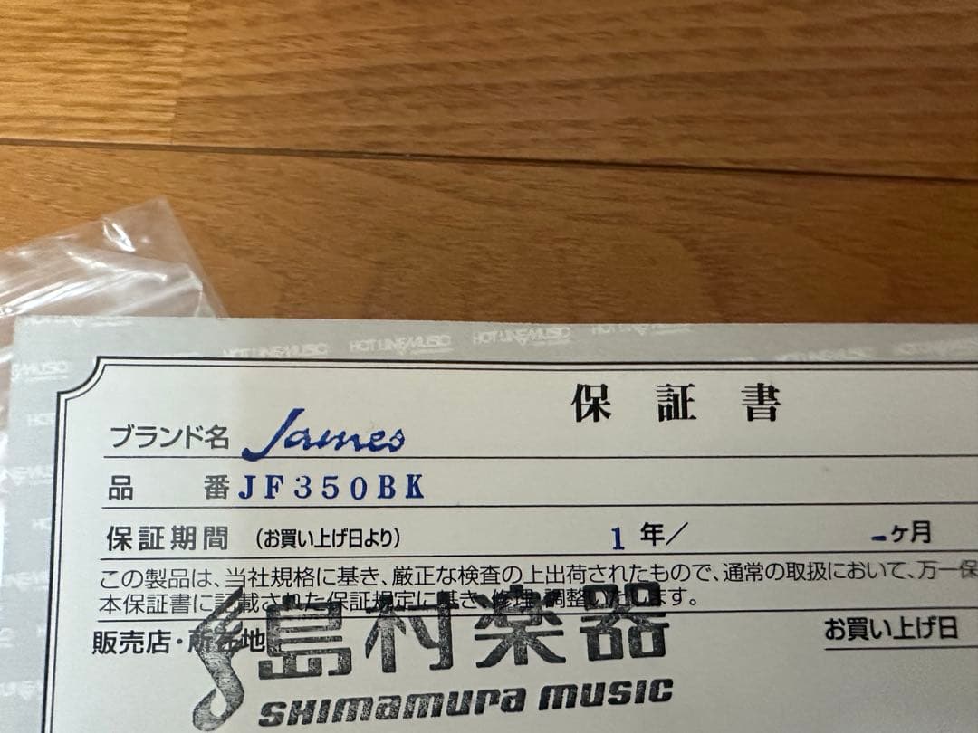 James アコースティックギター JF350BK