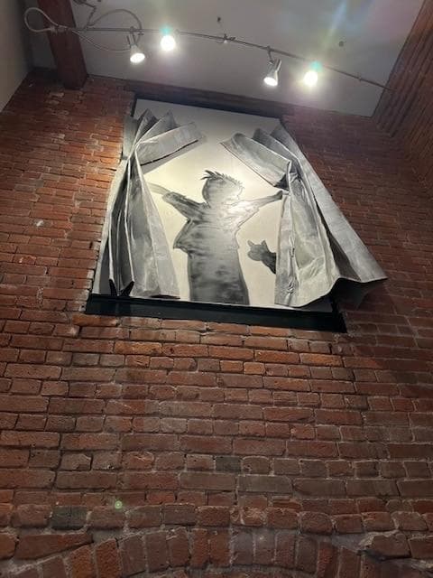 額装品/Laugh now/バンクシー/アート/インテリア/貴重