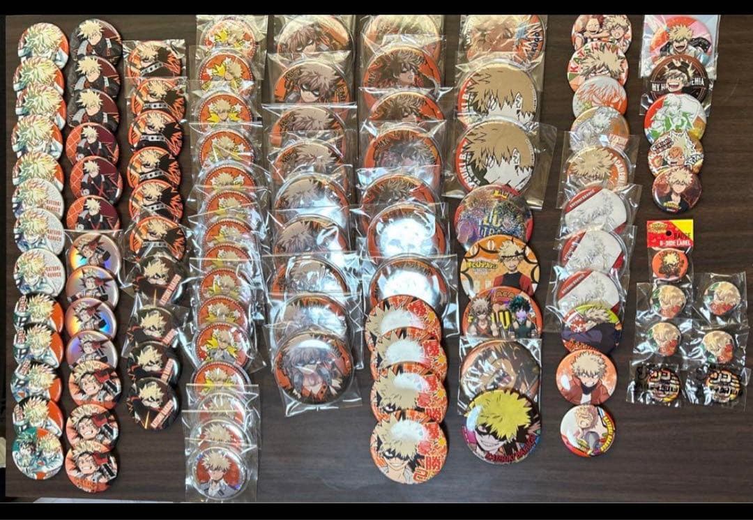 僕のヒーローアカデミア 爆豪勝己 缶バッジ まとめ売り