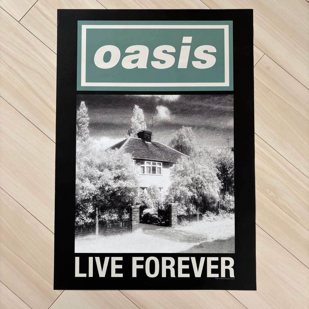 oasis 公式ポスター Live Forever
