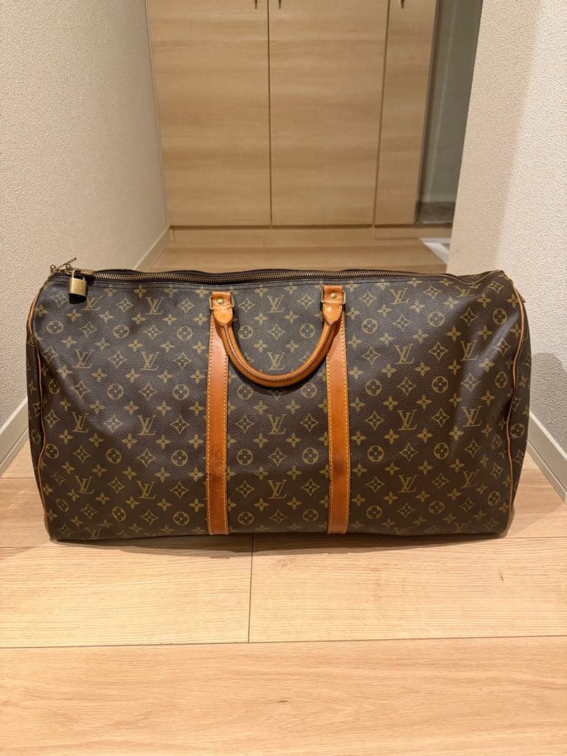【美品】LOUIS VUITTON ルイヴィトン　キーポル60　モノグラム