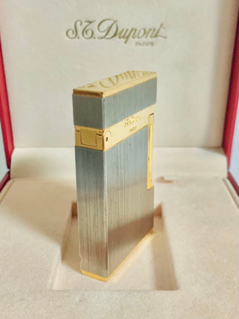 快音 S.T.Dupont デュポン ガスライター ライン2ヘアライン16841