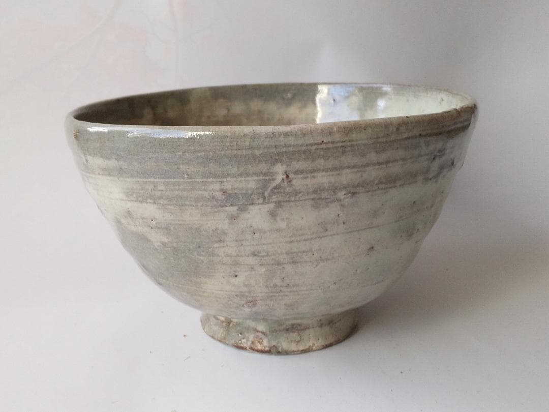 延寿窯 佐藤友宣 作 古萩 茶碗 坂部萬古 茶道具 茶器 抹茶碗 新品 未使用