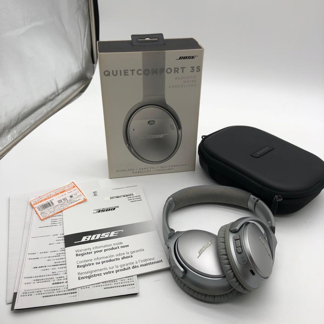 【美品】BOSE QuietComfort 35 ワイヤレスヘッドホン K