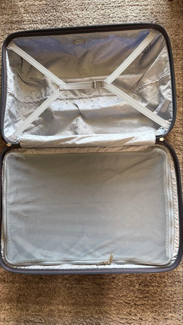 ネイビー ストライプ キャリーケース