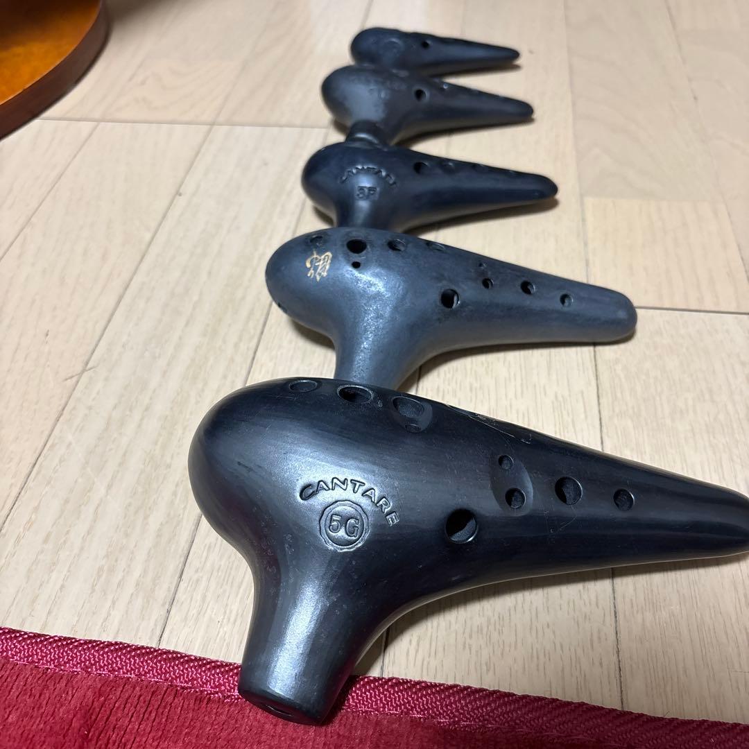 CANTARE オカリナ 1C.2G.3F.4C.5G サイズ