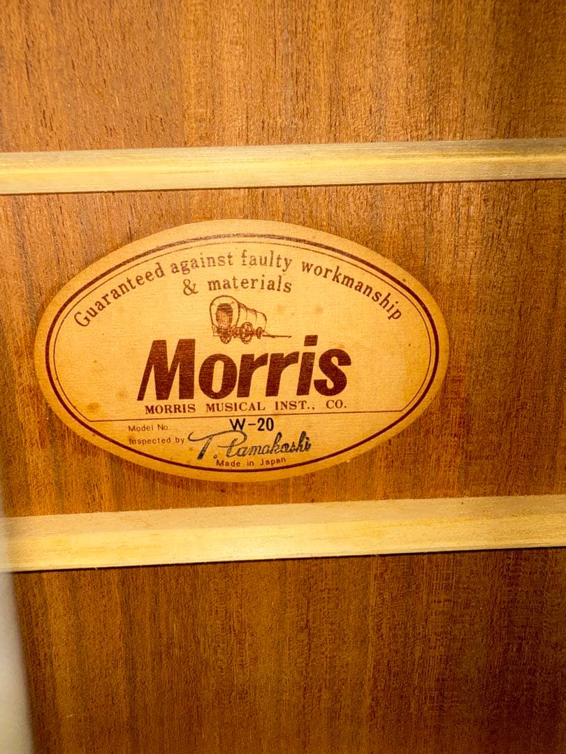 MORRIS　W-20　70’s ジャパンヴィンテージ　アコースティックギター