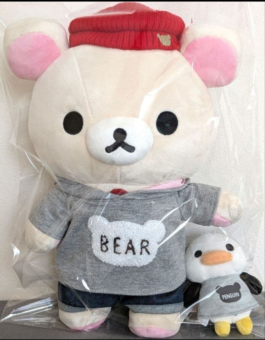 いつでもいっしょ♪リラックマ/コリラックマぬいぐるみM/ペンギンのおもちゃと一緒