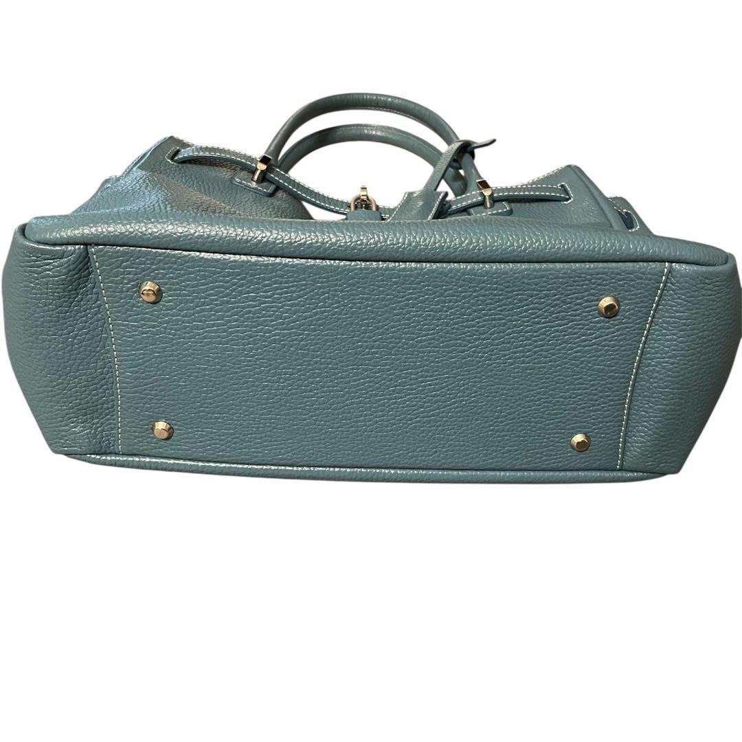 【最終値下げ】傳濱野 皇室御用達 ✨ミーティア⭐️ハンドバッグ/セピアブルー