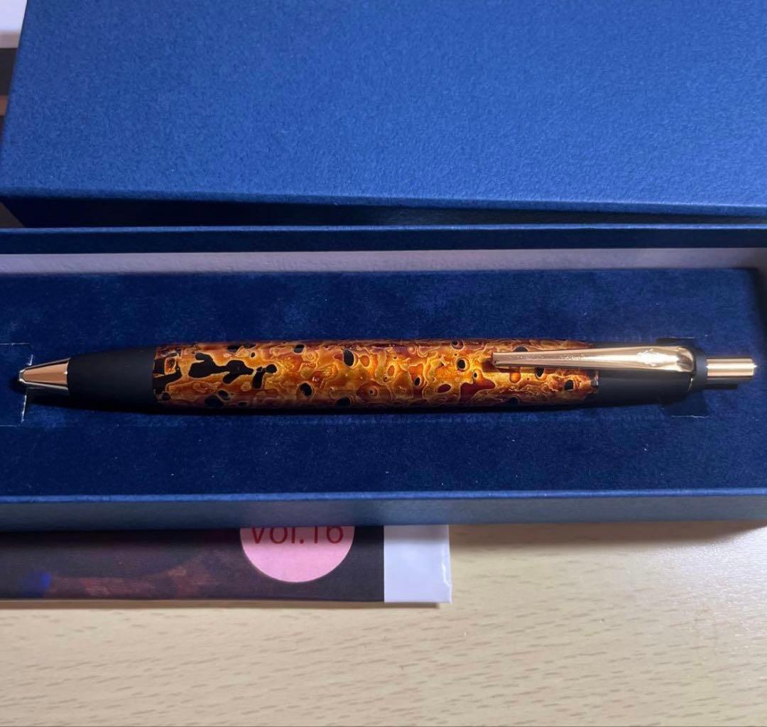 野原工芸　兆春塗り　コラボ　ボールペン　金虫食い