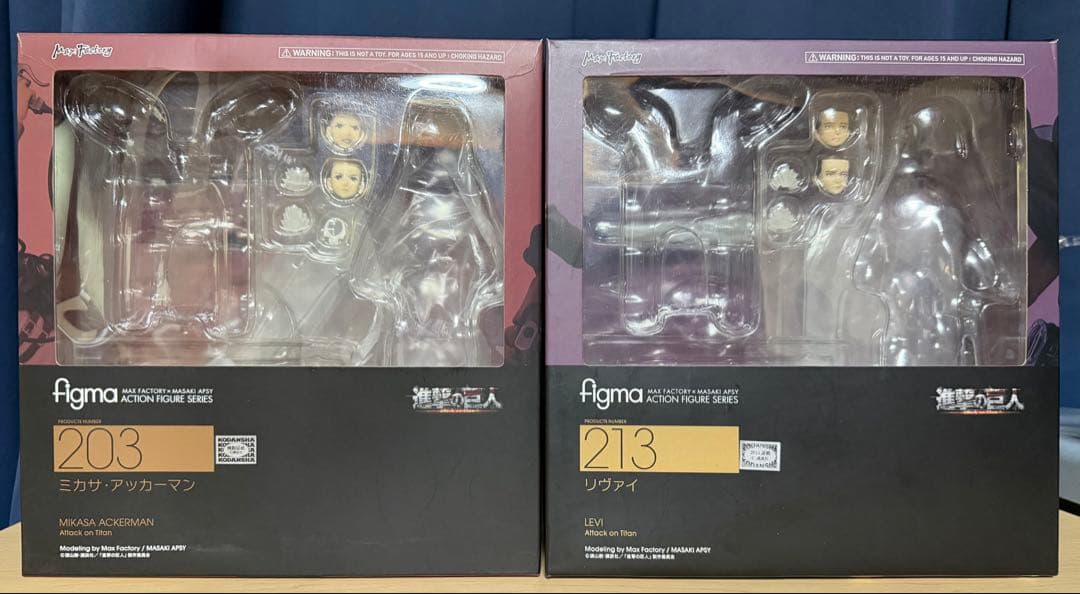figma 進撃の巨人セット(エレン・アルミン・ミカサ・リヴァイ) バラ売り不可