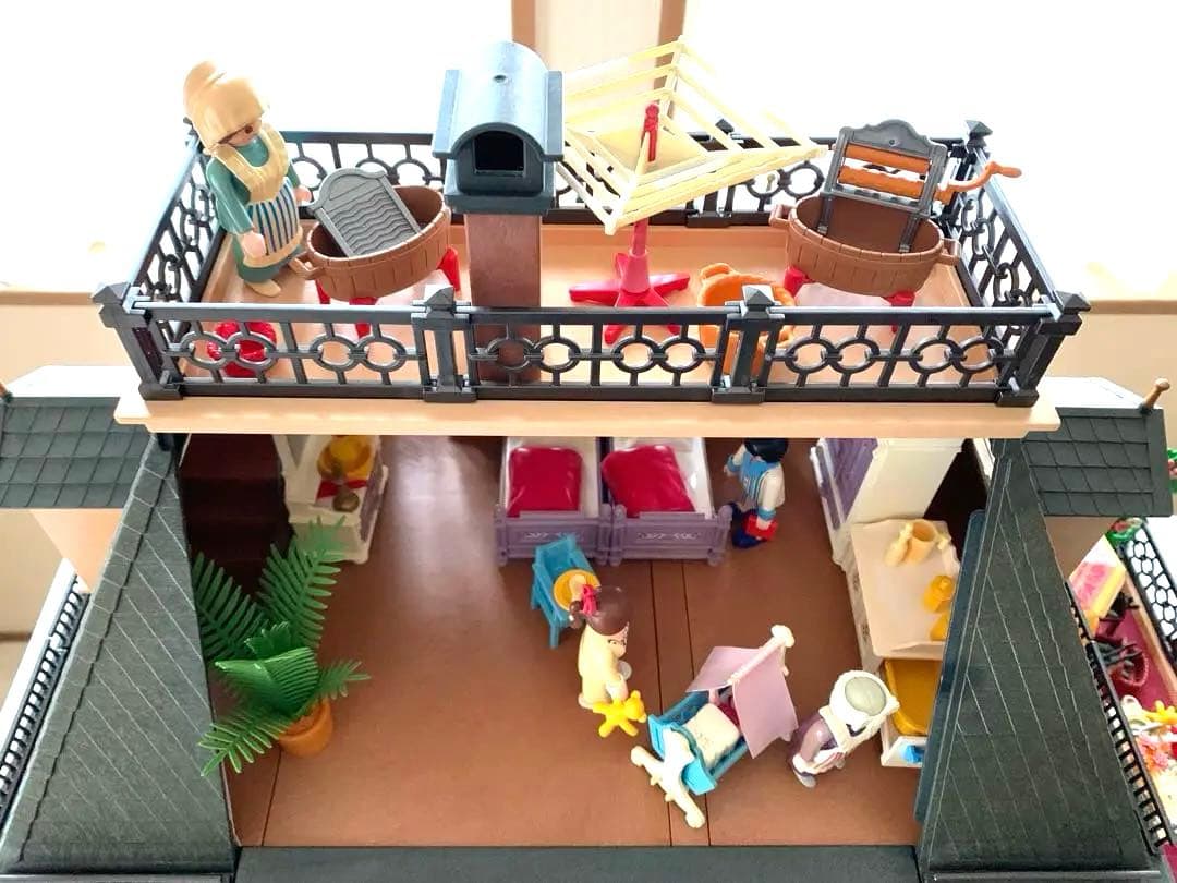 プレイモービルPlaymobil廃盤ドールハウス豪華希少セット説明書有り