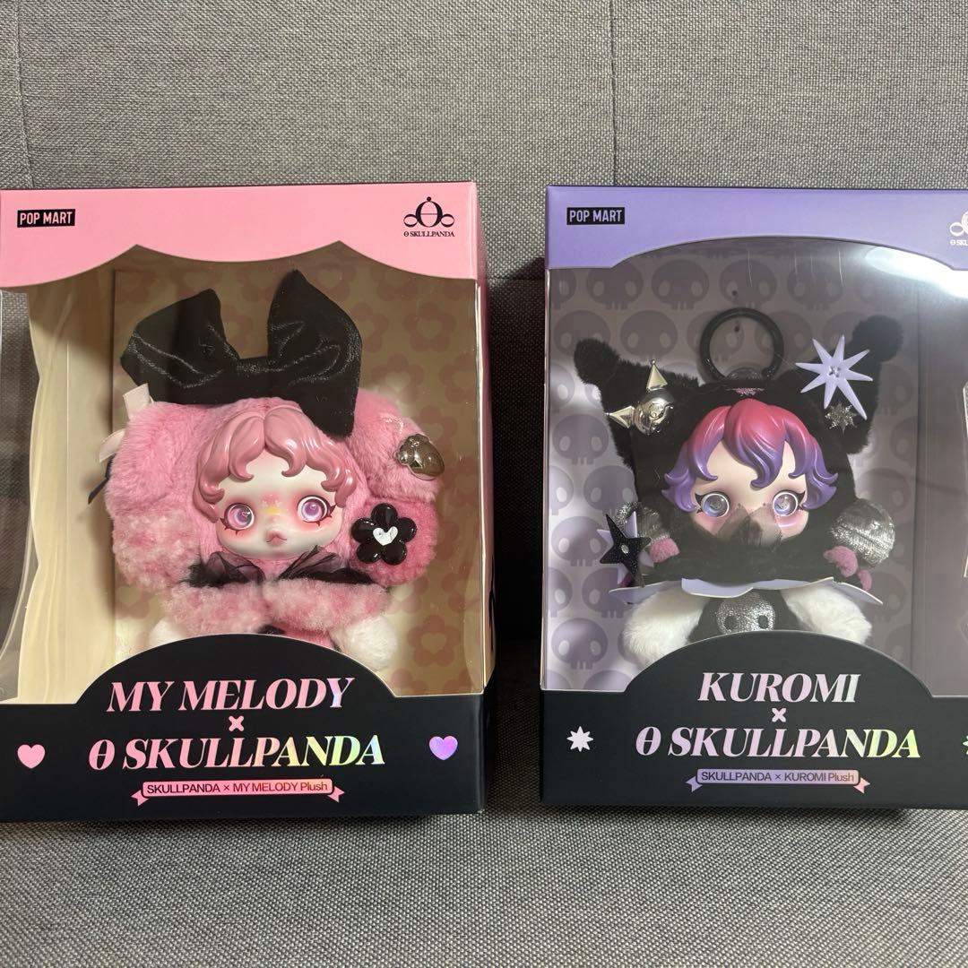 POPMART スカルパンダ ぬいぐるみペンダント クロミ マイメロ サンリオ