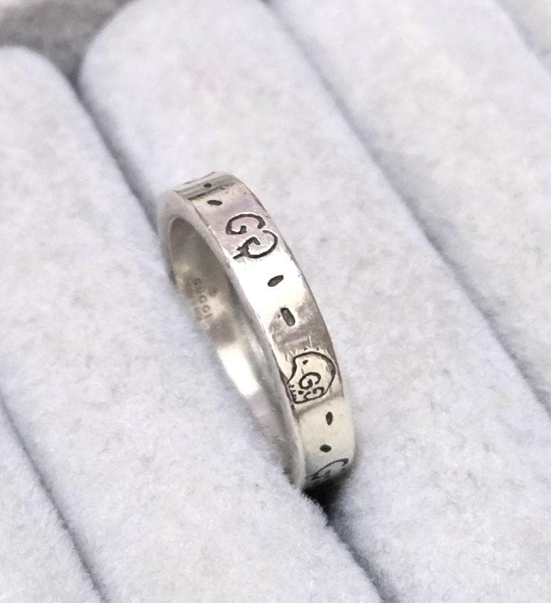 Gucci グッチ ゴーストリング　SV925　リング　14号　42828