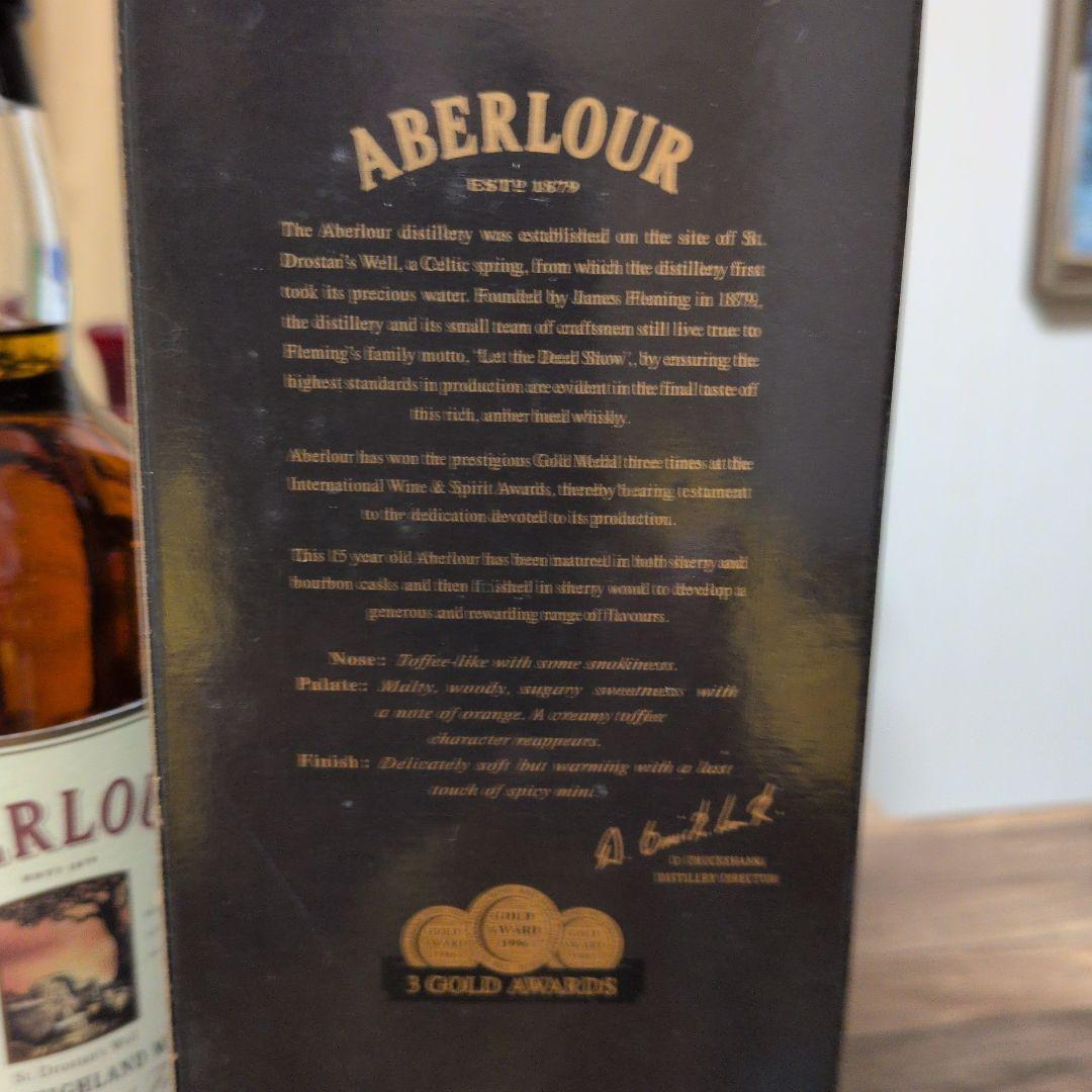 Aberlour 15 Years Old シングルモルトウイスキー