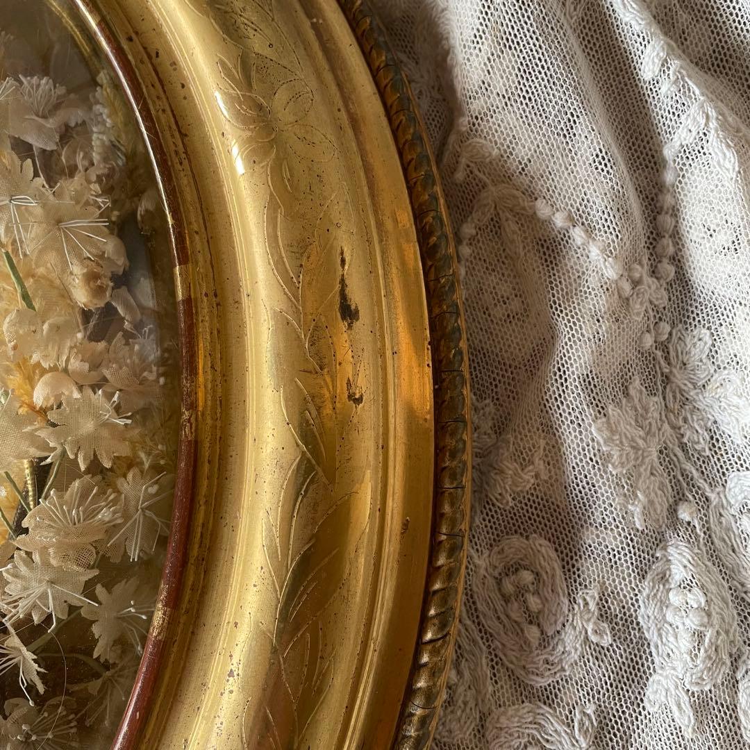 19世紀アンティークルリケール遺髪物