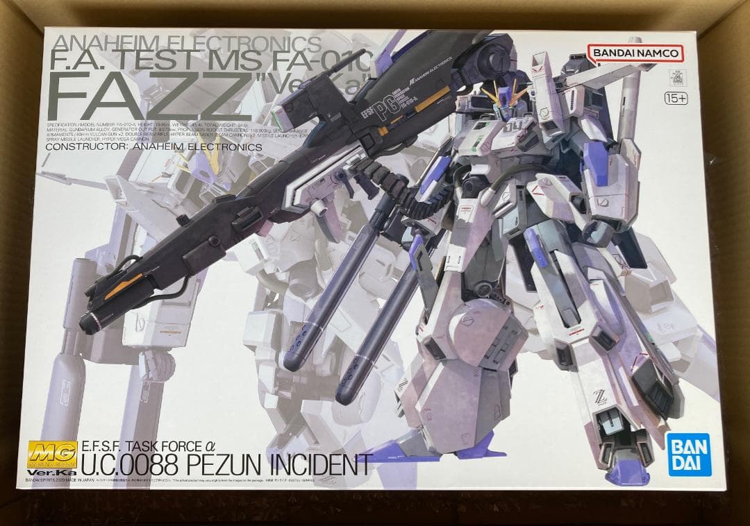 ロボット MG 1/100 FAZZ Ver.Ka