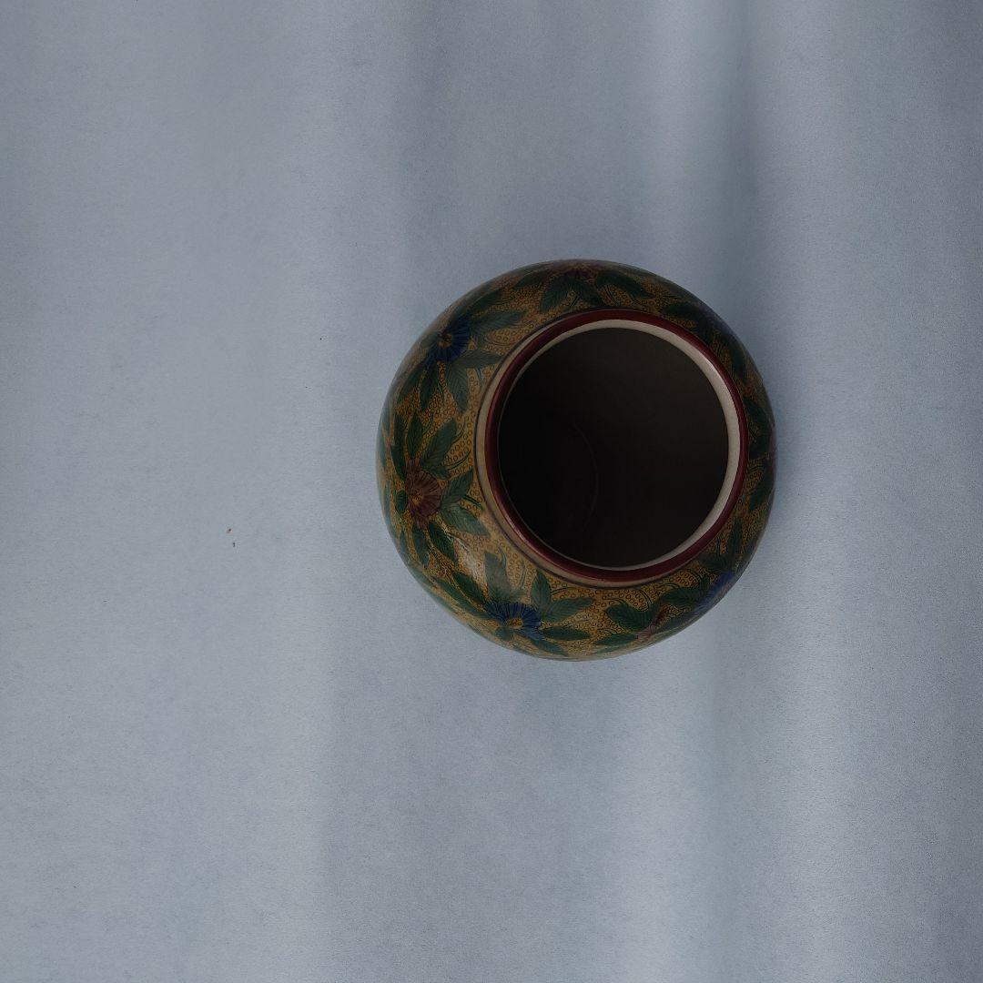 九谷　壺　角福　花瓶　花生　華道　骨董　古美術　幕末　明治