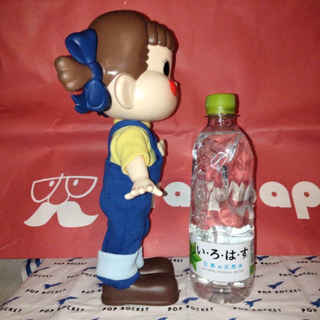 不二家ぺこちゃん青いオーバーオール希少